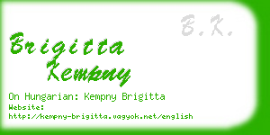 brigitta kempny business card